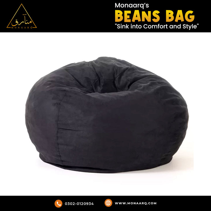 Bean Bag Chair (Black)