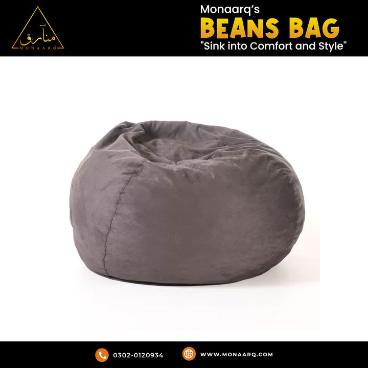 Bean Bag Chair (Charcoal)