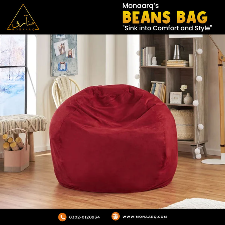 Bean Bag Chair (Red)