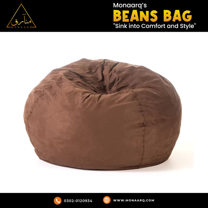 Bean Bag Chair (Brown)