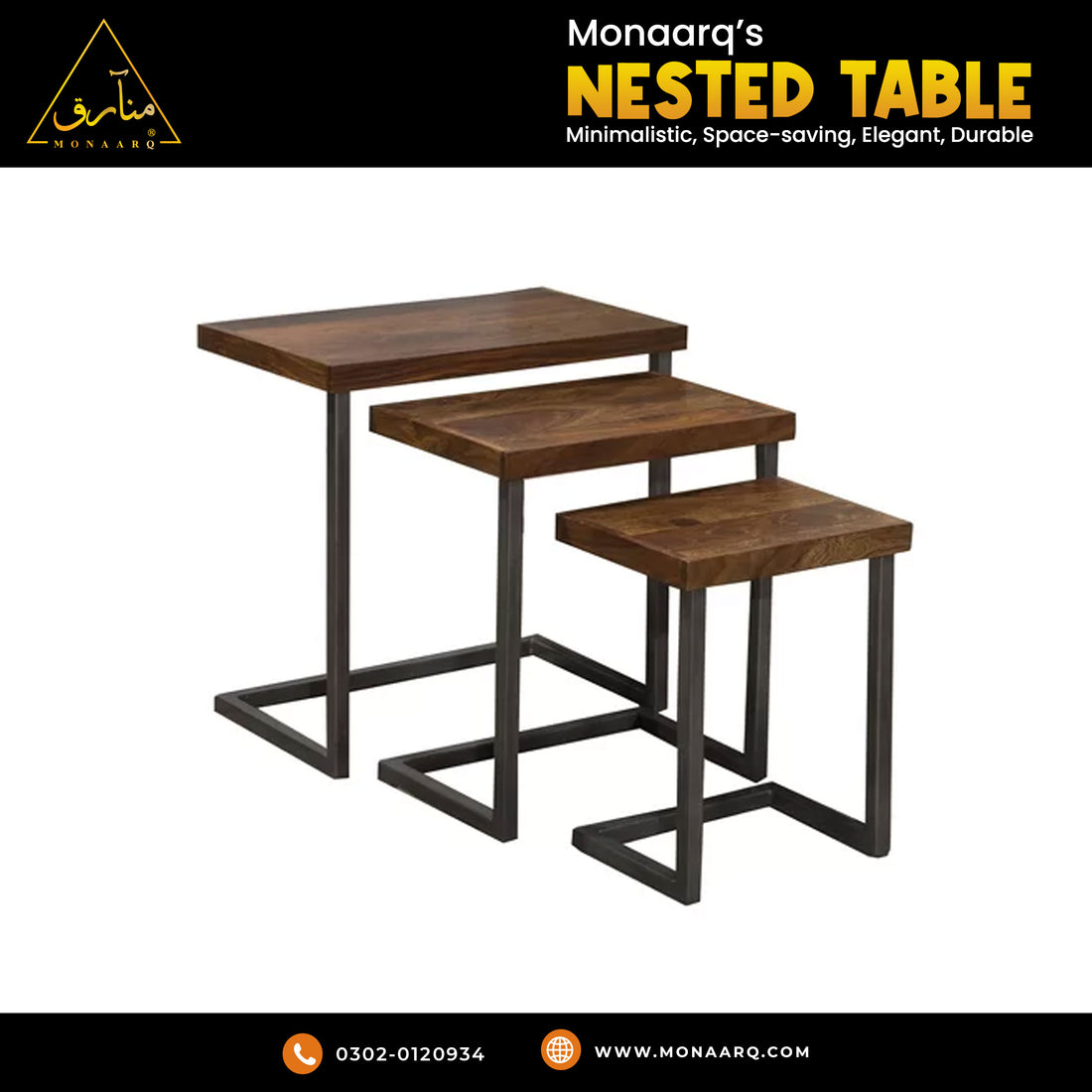 Wooden Nested Table