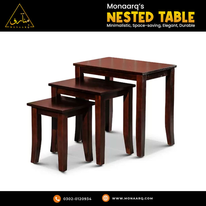 Wooden Nested Table