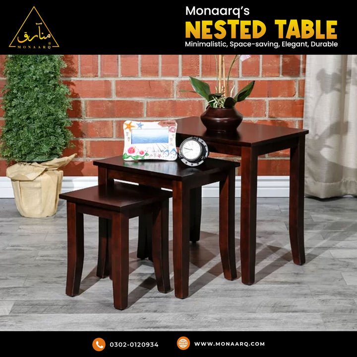 Wooden Nested Table