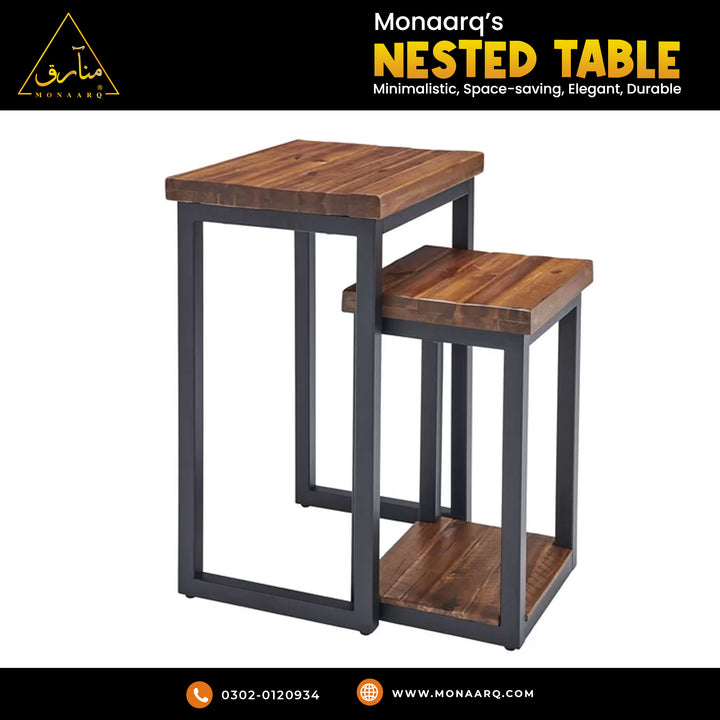Wooden Nested Table