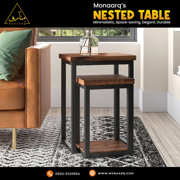 Wooden Nested Table