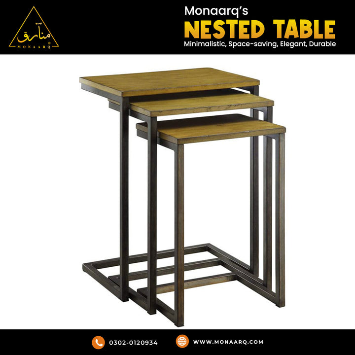 Wooden Nested Table