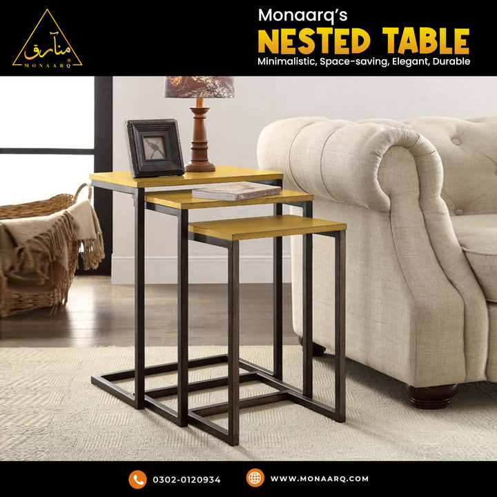 Wooden Nested Table