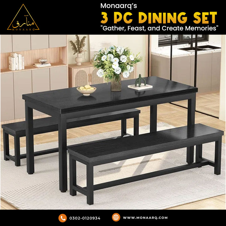 3 - Piece Dining Set (4 seater)
