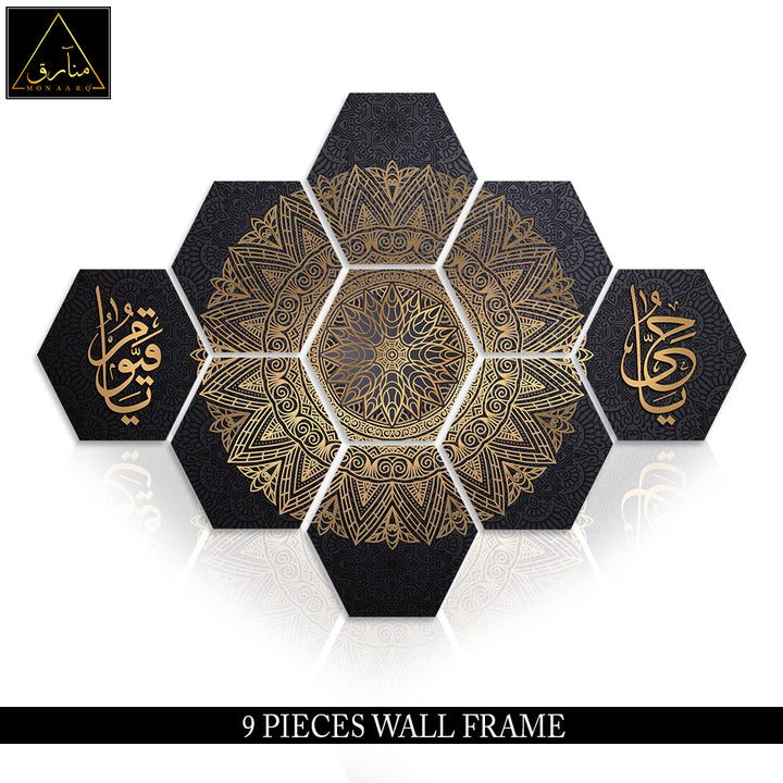 9 PIECES WALL FRAME