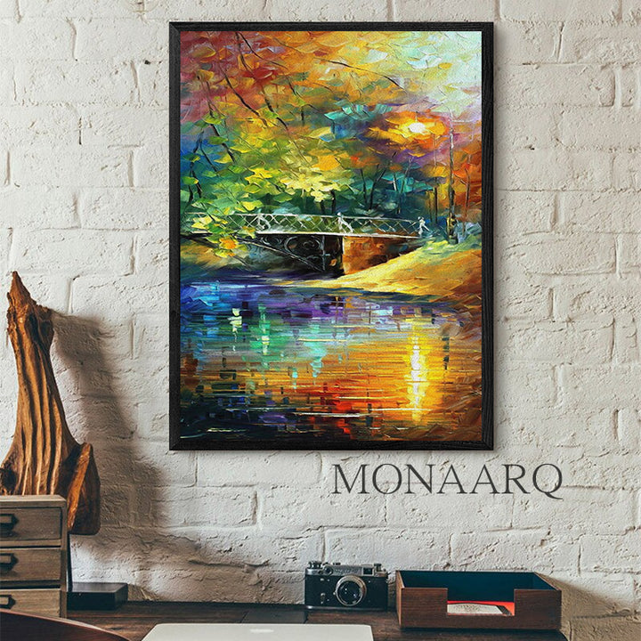 OIL PAINTING SINGLE WALL FRAME