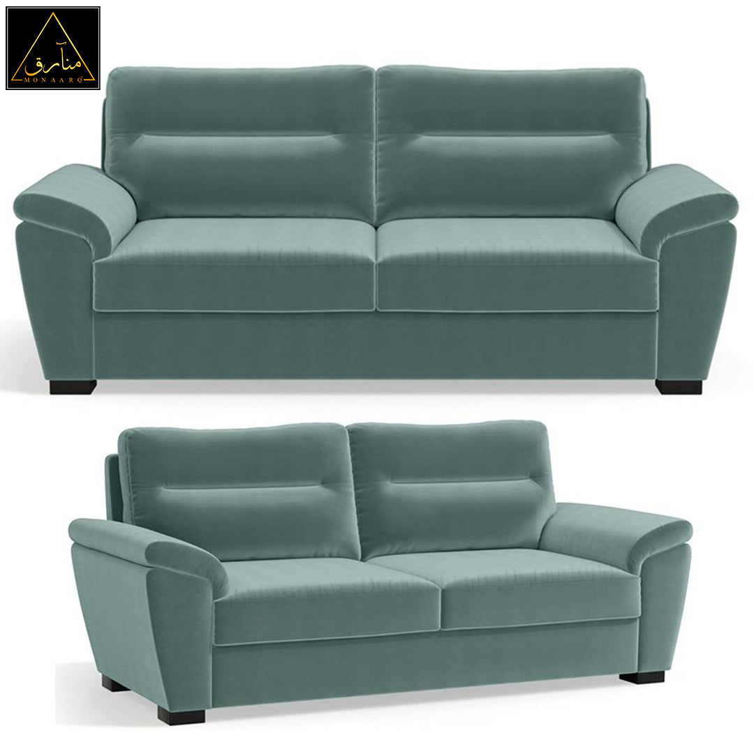 Adelaide Sofa (Dusty Turquoise Velvet)