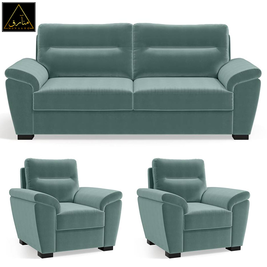 Adelaide Sofa (Dusty Turquoise Velvet)