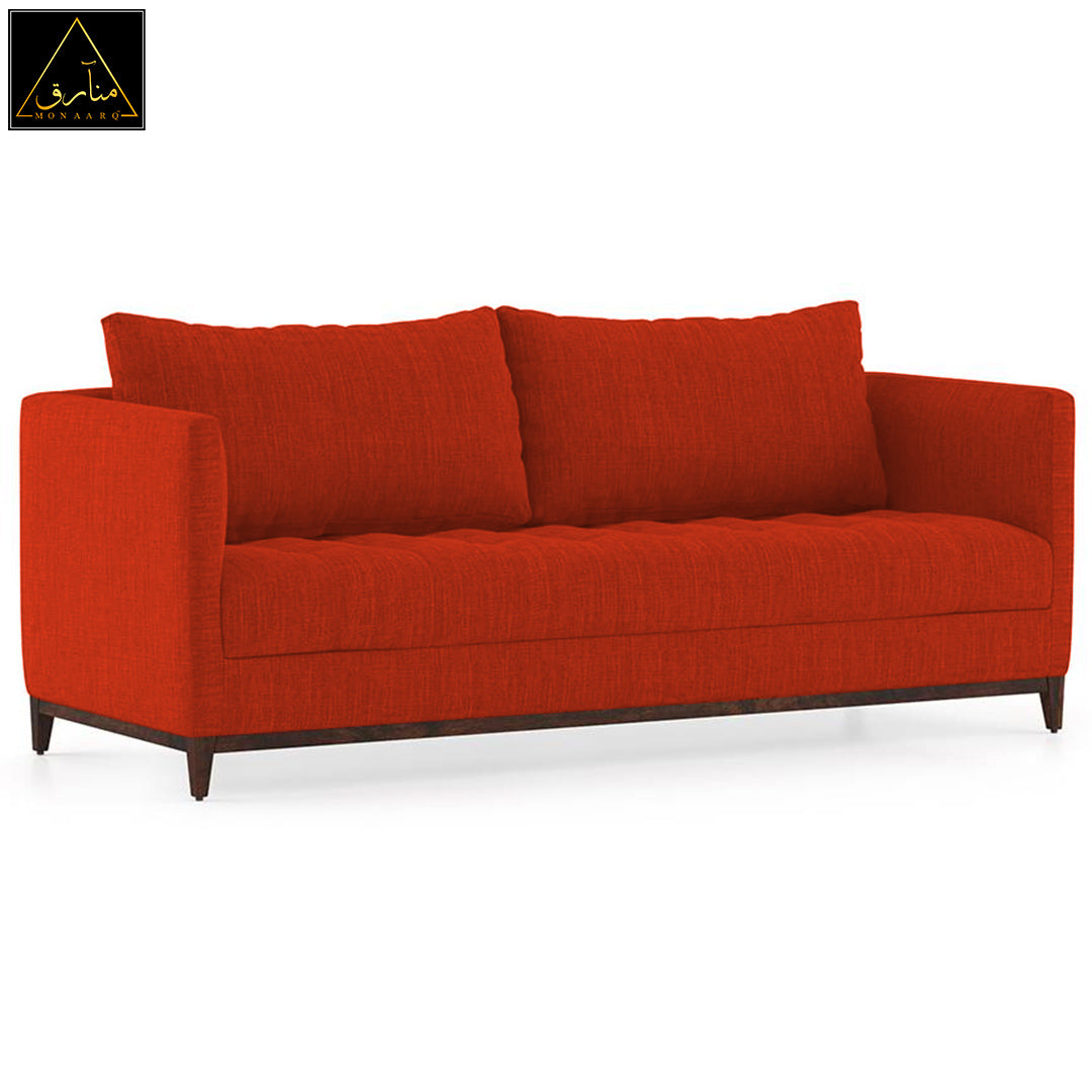 Florence Compact Sofa (Lava Rust)