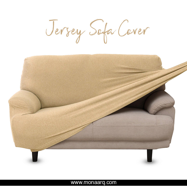 JERSEY SOFA COVER - Beige