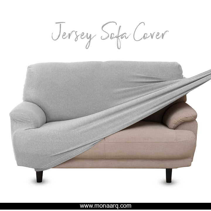 JERSEY SOFA COVER - Grey