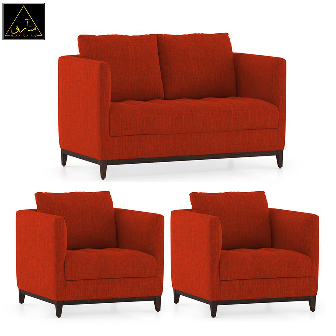 Florence Compact Sofa (Lava Rust)
