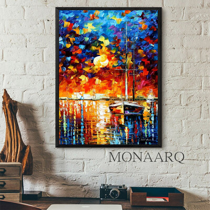 OIL PAINTING SINGLE WALL FRAME