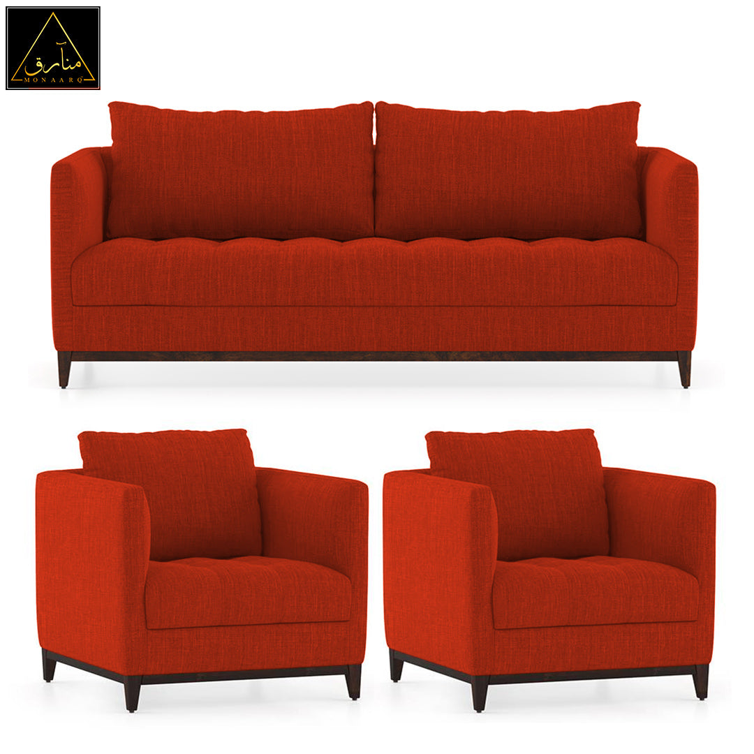 Florence Compact Sofa (Lava Rust)