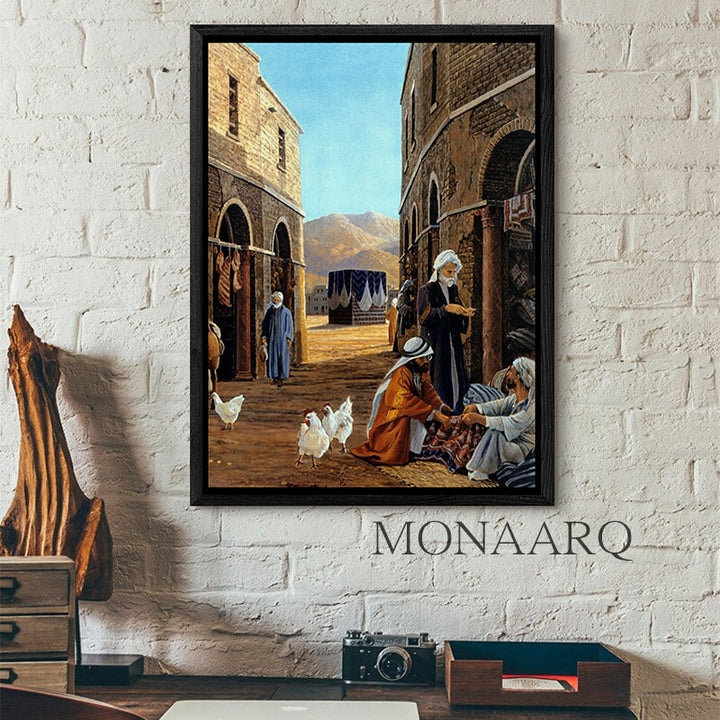 OIL PAINTING SINGLE WALL FRAME
