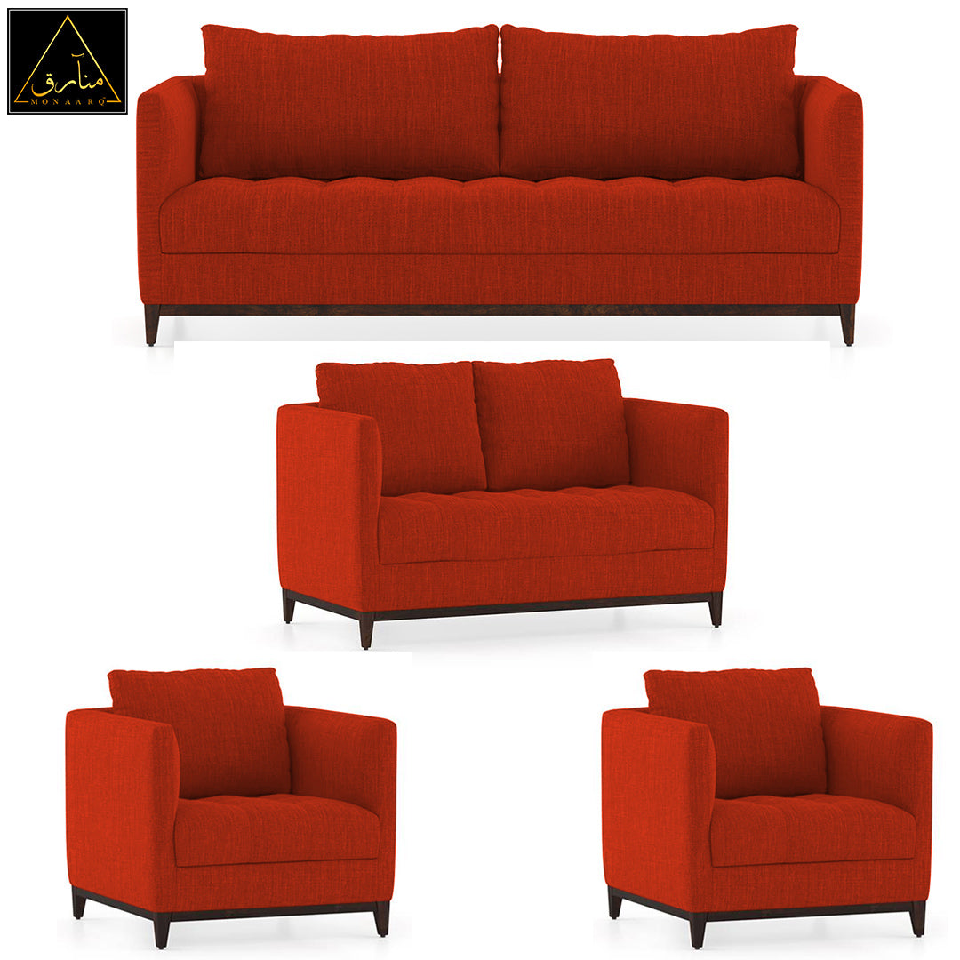 Florence Compact Sofa (Lava Rust)