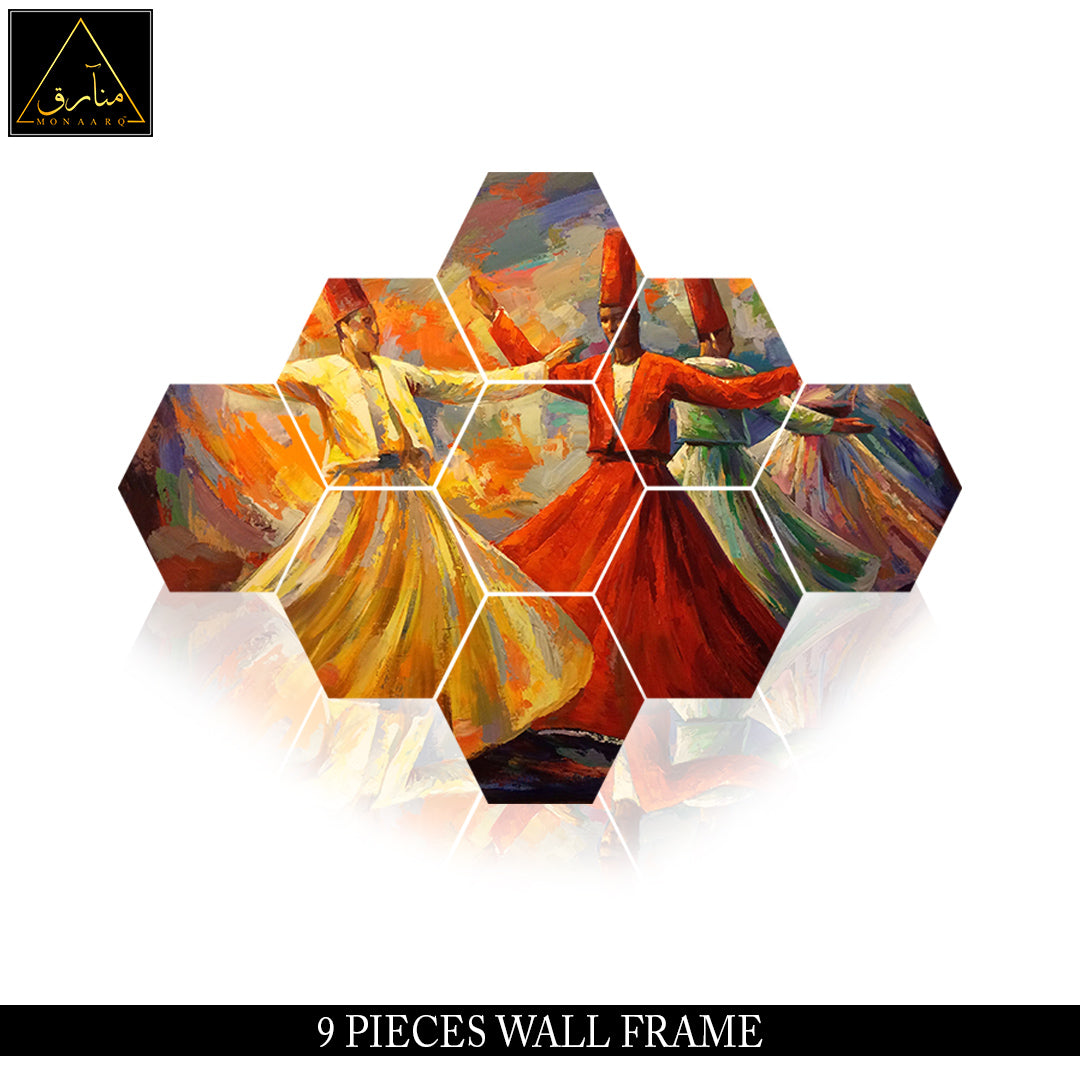 9 PIECES WALL FRAME