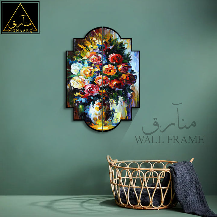 2 DIVIDED OIL PAINTING WALL FRAME