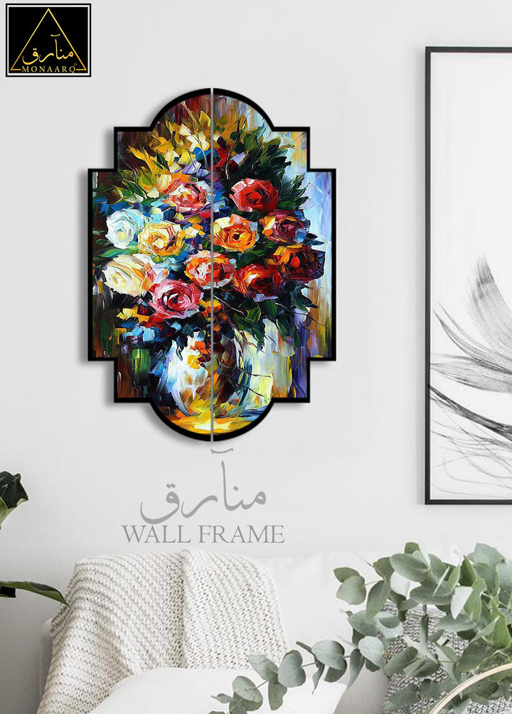 2 DIVIDED OIL PAINTING WALL FRAME