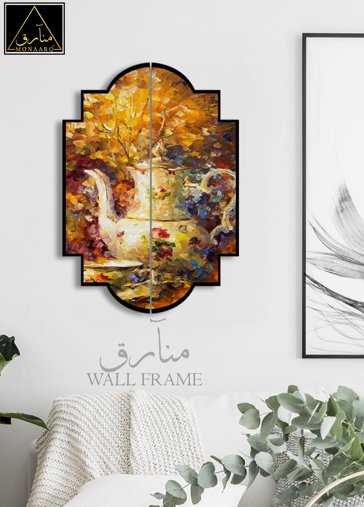 2 DIVIDED OIL PAINTING WALL FRAME