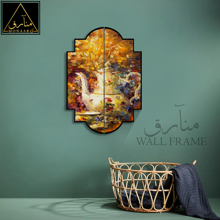 2 DIVIDED OIL PAINTING WALL FRAME