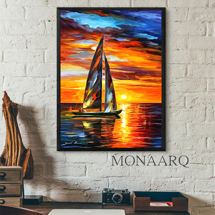 OIL PAINTING SINGLE WALL FRAME