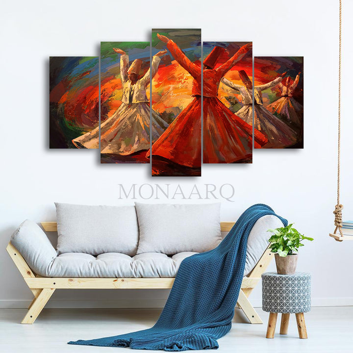 5 DIVIDED SCENRIES WALL FRAME