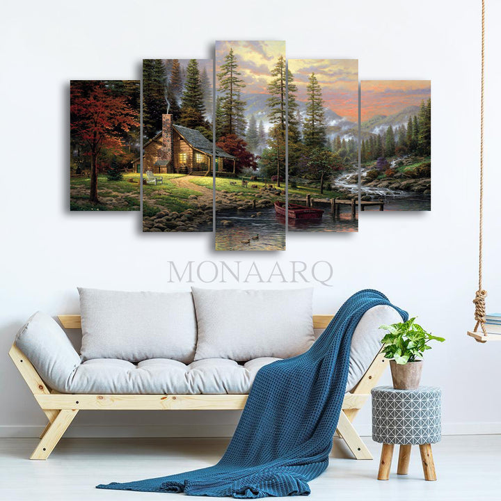 5 DIVIDED SCENRIES WALL FRAME